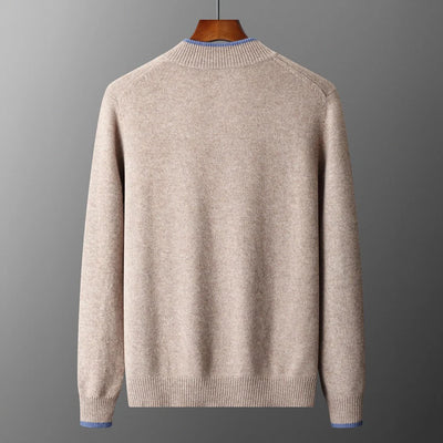 Riku Kaşmir Dokulu Fermuarlı Hırka