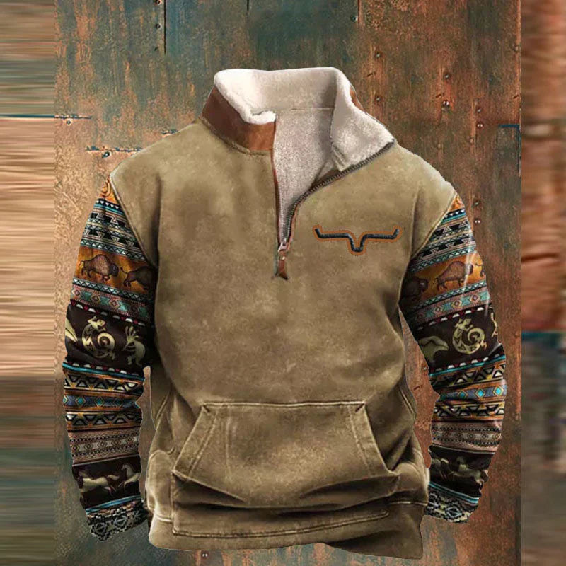 Westmoor Klasik™ | Yarım Fermuarlı Polar Sweatshirt