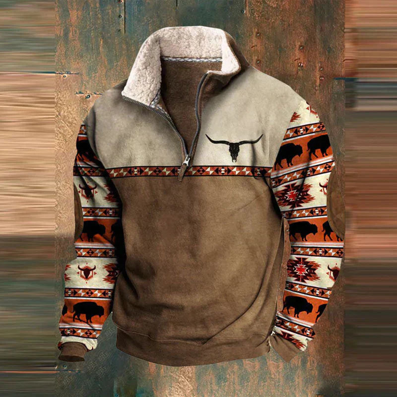 Westmoor Klasik™ | Yarım Fermuarlı Polar Sweatshirt
